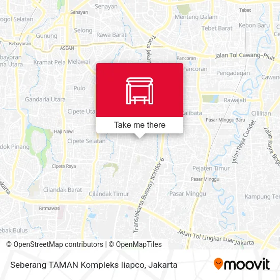 Seberang TAMAN Kompleks Iiapco map