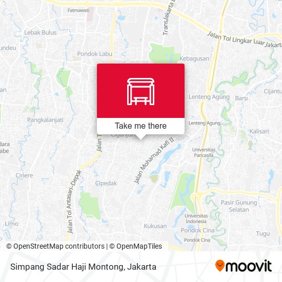 Simpang Sadar Haji Montong map