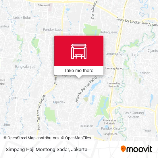 Simpang Haji Montong Sadar map