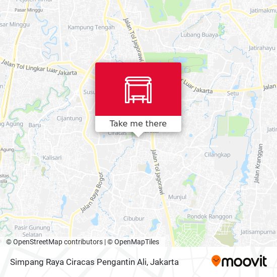 Simpang Raya Ciracas Pengantin Ali map