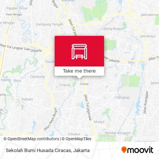 Sekolah Bumi Husada Ciracas map