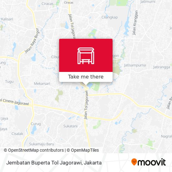 Jembatan Buperta Tol Jagorawi map