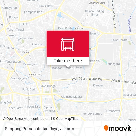 Simpang Persahabatan Raya map
