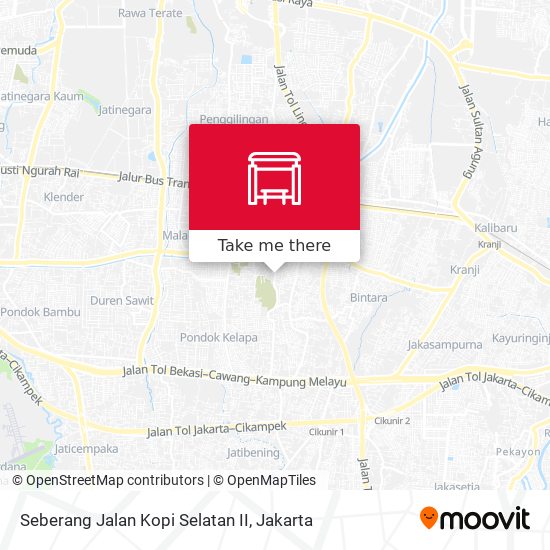 Seberang Jalan Kopi Selatan II map