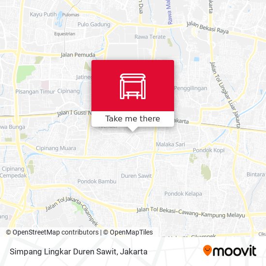 Simpang Lingkar Duren Sawit map