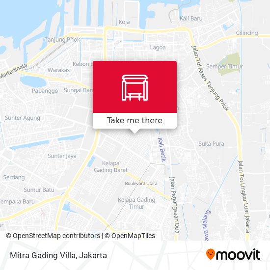 Mitra Gading Villa map