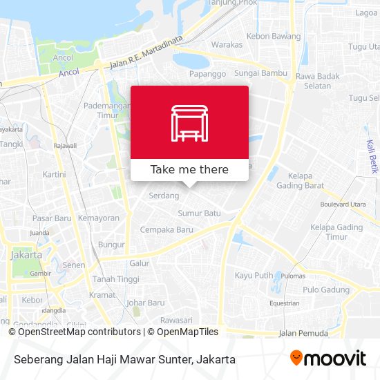 Seberang Jalan Haji Mawar Sunter map