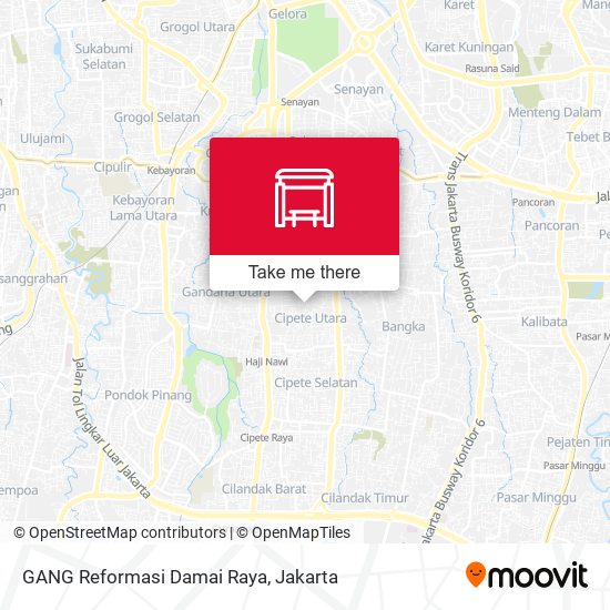 GANG Reformasi Damai Raya map