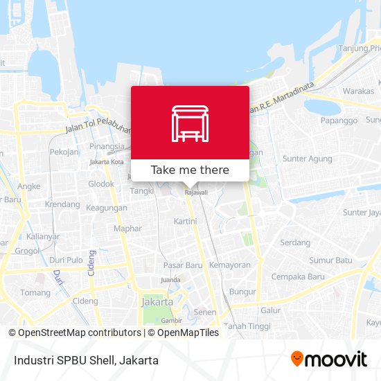 Industri SPBU Shell map