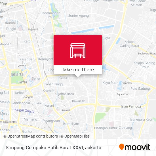 Simpang Cempaka Putih Barat XXVI map