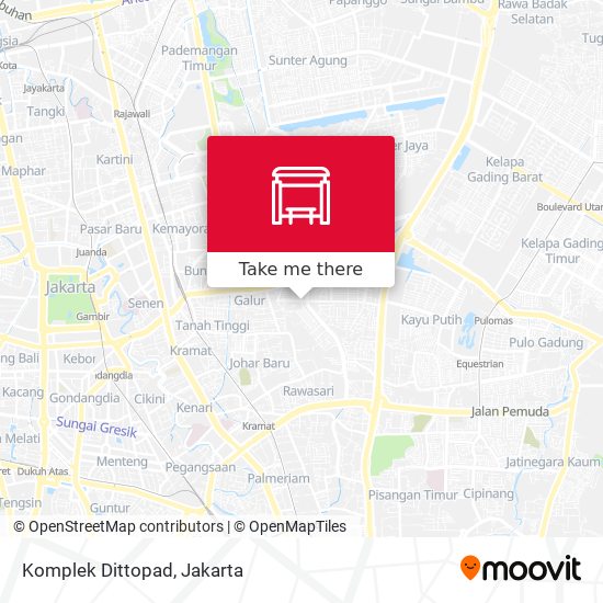 Komplek Dittopad map