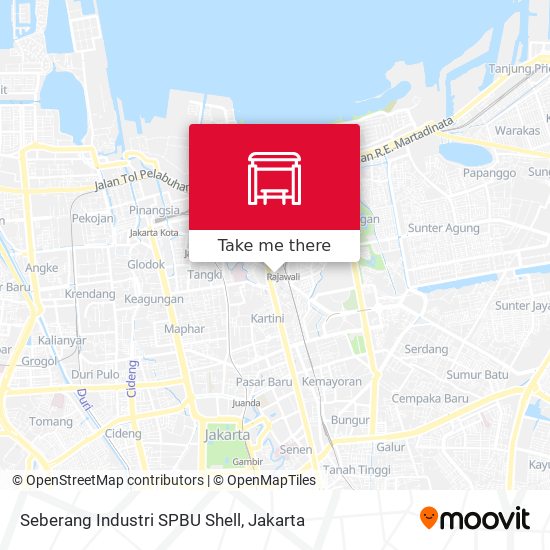 Seberang Industri SPBU Shell map
