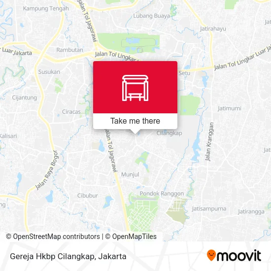 Gereja Hkbp Cilangkap map