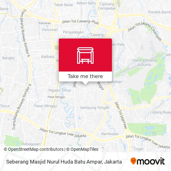 Seberang Masjid Nurul Huda Batu Ampar map