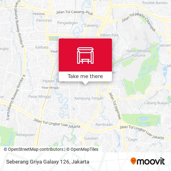 Seberang Griya Galaxy 126 map