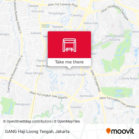 GANG Haji Loong Tengah map