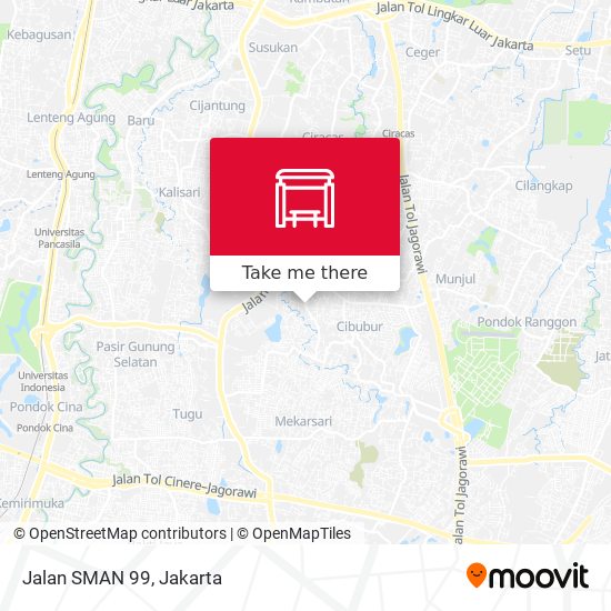 Jalan SMAN 99 map