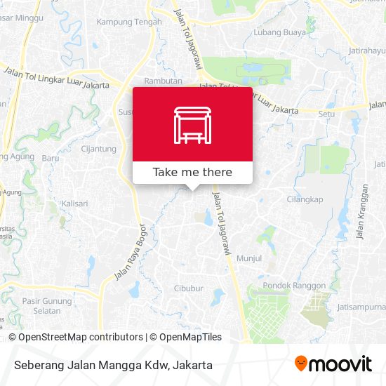 Seberang Jalan Mangga Kdw map