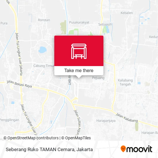 Seberang Ruko TAMAN Cemara map