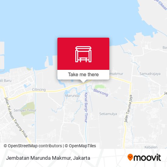 Jembatan Marunda Makmur map