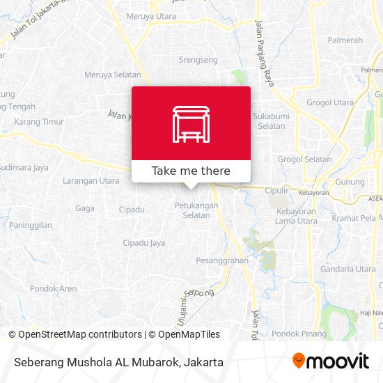 Seberang Mushola AL Mubarok map