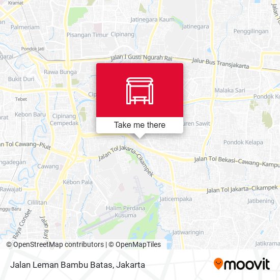 Jalan Leman Bambu Batas map