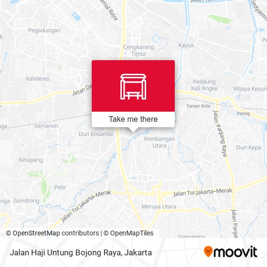 Jalan Haji Untung Bojong Raya map