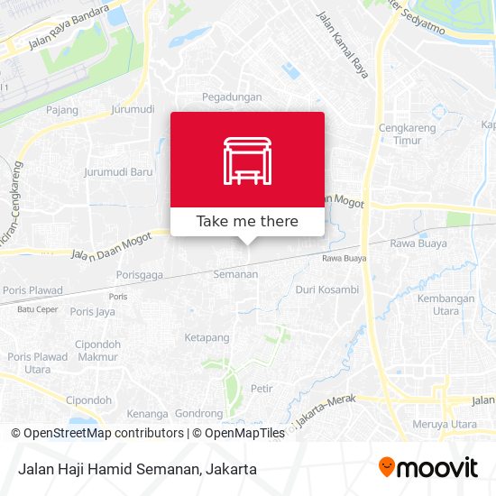 Jalan Haji Hamid Semanan map