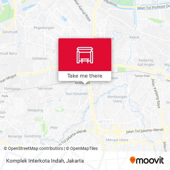 Komplek Interkota Indah map
