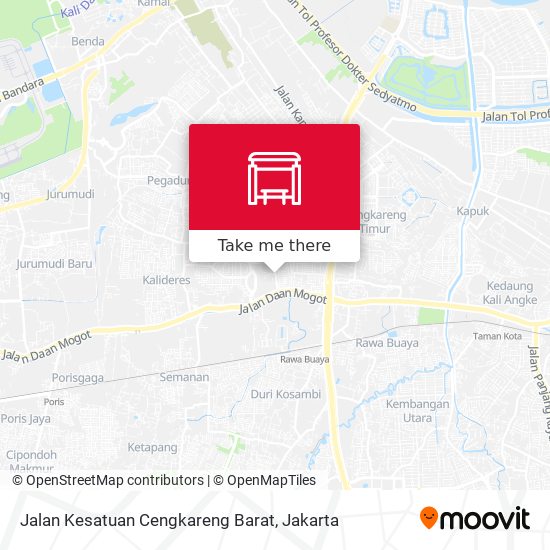 Jalan Kesatuan Cengkareng Barat map