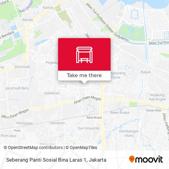 Seberang Panti Sosial Bina Laras 1 map