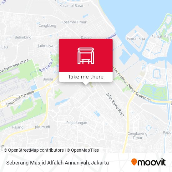 Seberang Masjid Alfalah Annaniyah map