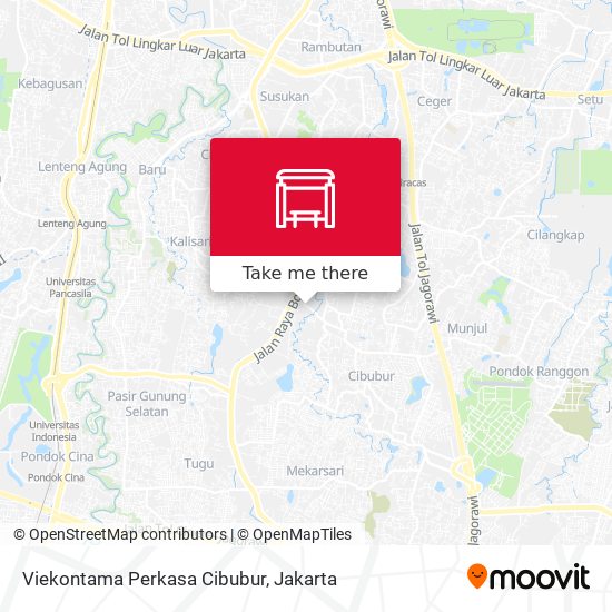 Viekontama Perkasa Cibubur map