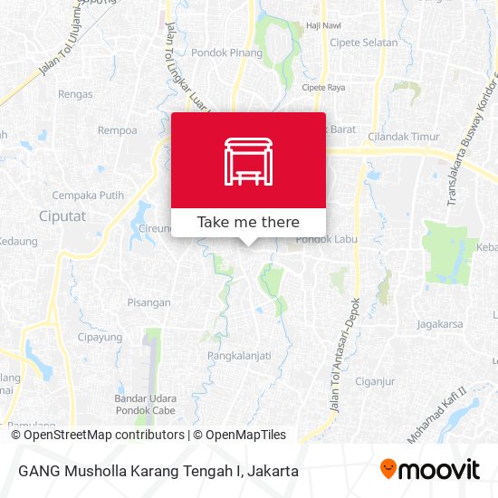 GANG Musholla Karang Tengah I map