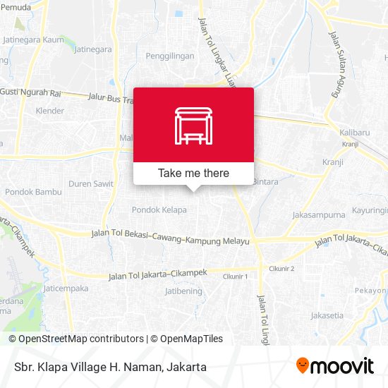 Sbr. Klapa Village H. Naman map