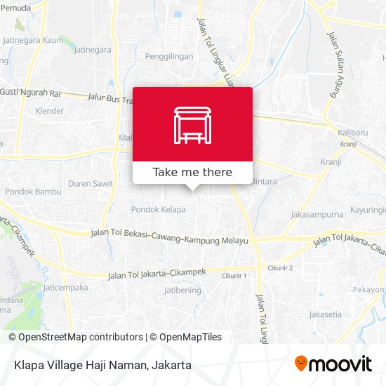 Klapa Village Haji Naman map