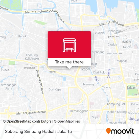 Seberang Simpang Hadiah map