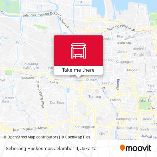 Seberang Puskesmas Jelambar II map