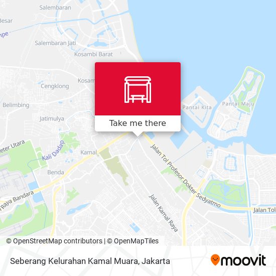 Seberang Kelurahan Kamal Muara map