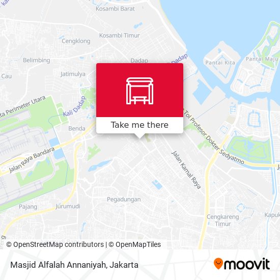 Masjid Alfalah Annaniyah map