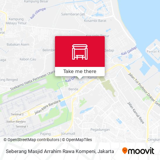 Seberang Masjid Arrahim Rawa Kompeni map