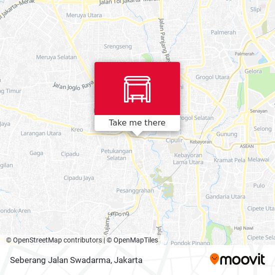 Seberang Jalan Swadarma map
