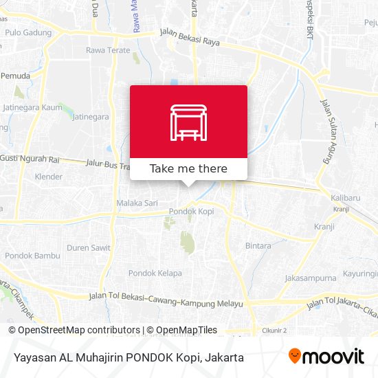 Yayasan AL Muhajirin PONDOK Kopi map