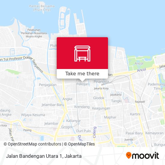 Jalan Bandengan Utara 1 map