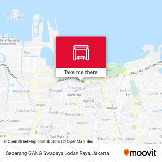 Seberang GANG Swadaya Lodan Raya map
