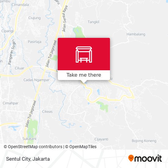 Sentul City map