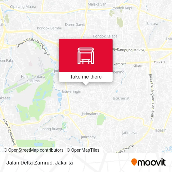 Jalan Delta Zamrud map