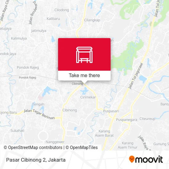 Pasar Cibinong 2 map
