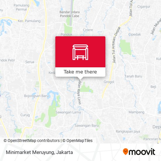 Minimarket Meruyung map