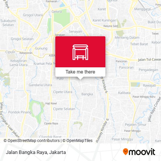 Jalan Bangka Raya map